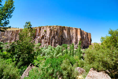 Ihlara Valley in Aksaray Turkey. Historical and natural landmark of Turkey. Significant places of...