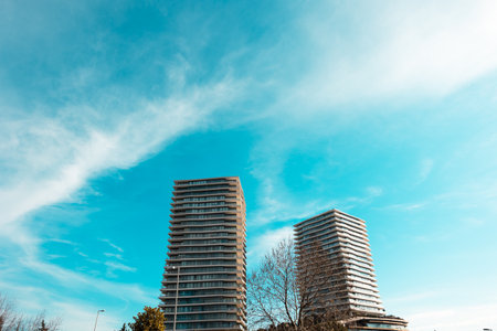 Zorlu Center in Istanbul. Zorlu Center residential buildings. Istanbul Turkey - 12.25.2021のeditorial素材