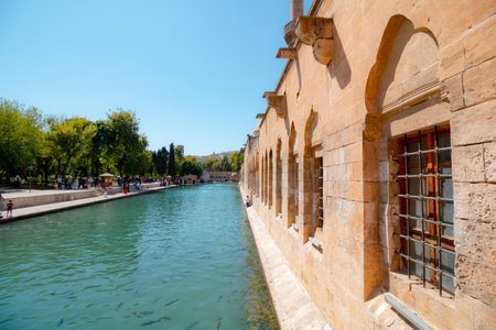 Balikligol in Sanliurfa. Religion tourism in Turkey. Sanliurfa Turkey - 8.16.2021のeditorial素材