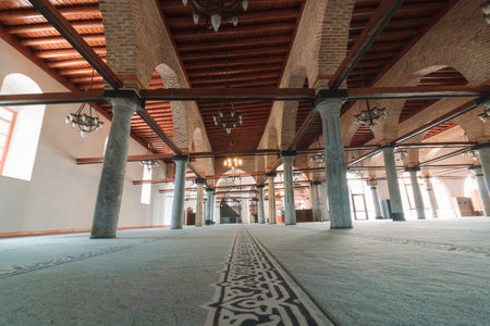 Konya Alaaddin Keykubad Mosque. Islamic background photo. Konya Turkey - 5.18.2022のeditorial素材