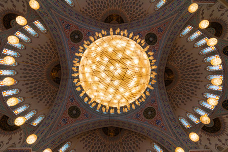 Dome of Ankara Kocatepe Mosque. Islamic background HDR photo. Ankara Turkey - 5.17.2022のeditorial素材