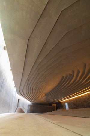 Sancaklar Mosque in Istanbul. Modern mosque architecture. Istanbul Turkiye - 11.12.2022のeditorial素材