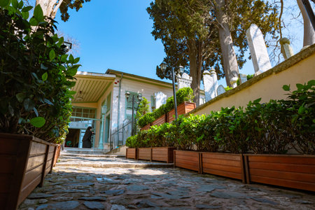 Yahya Efendi Dergahi or Yahya Efendi Mosque and Tomb in Besiktas. Istanbul Turkiye - 3.24.2023のeditorial素材