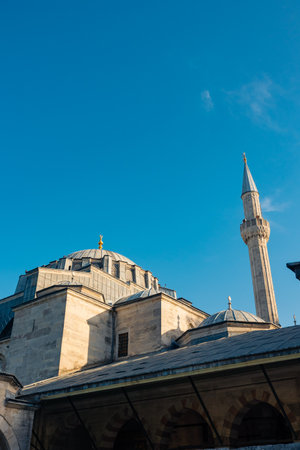 Kilic Ali Pasa Mosque. Ramadan or islamic concept photo. Visit Istanbul background photo.