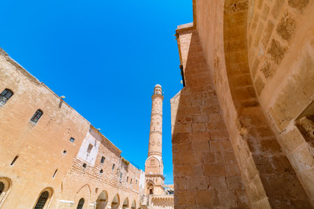 Great Mosque of Mardin aka Mardin Ulucamii at daytime. Ramadan or islamic concept.の写真素材
