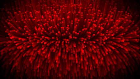 3d illustration color brush background