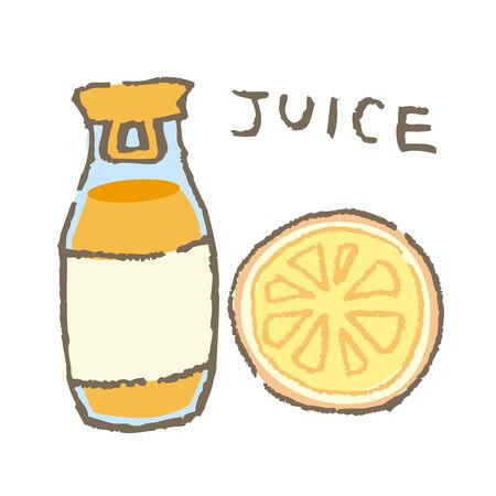 Orange juiceのイラスト素材