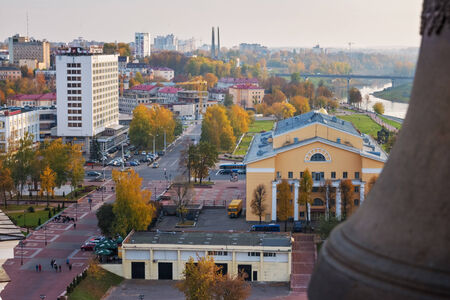 Vitebsk View from Uspensky Dome belltower.のeditorial素材