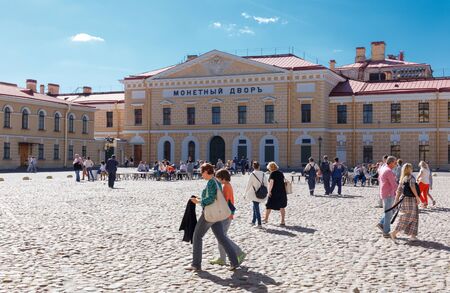 Saint Petersburg Mint  Inside of Peter and Paul fortress, St.Ptersburg, August 2015のeditorial素材