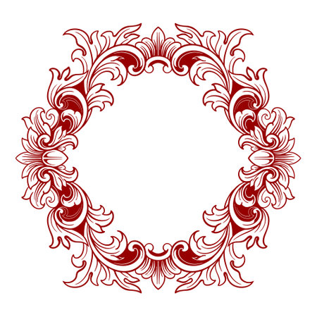 Frame ornament vintage classic element decorationのイラスト素材
