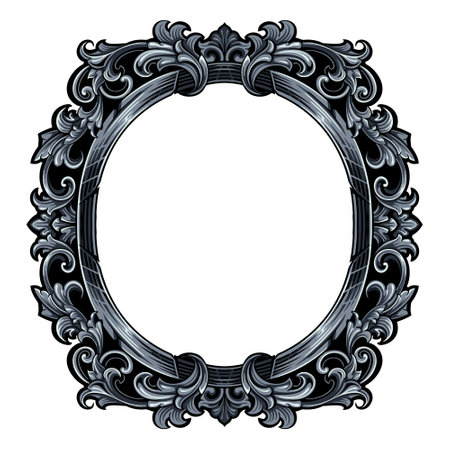 Frame ornament vintage classic element decorationのイラスト素材