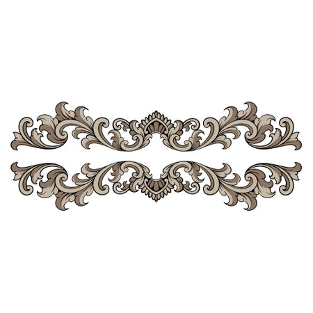 Elegant oval frame with decorative ornament. Vector clip art.のイラスト素材