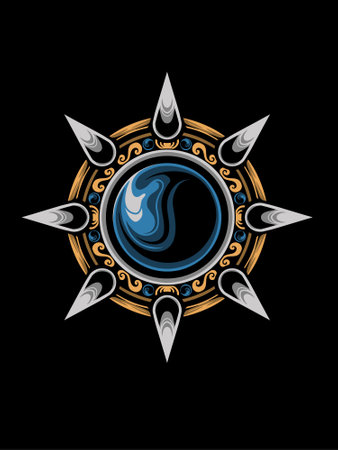 Luxury Frame Ornament Wedding Decorationのイラスト素材