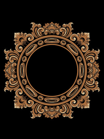 Ornament element filigree calligraphy vector. You can use for wedding decoration of greeting card and laser cutting.のイラスト素材