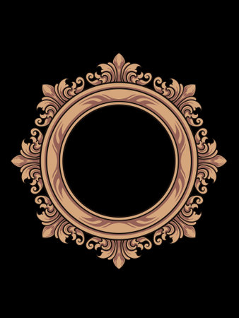 Ornament element filigree calligraphy vector. You can use for wedding decoration of greeting card and laser cutting.のイラスト素材