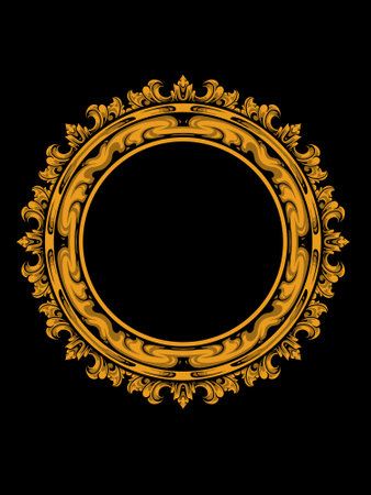 Ornament element filigree calligraphy vector. You can use for wedding decoration of greeting card and laser cutting.のイラスト素材