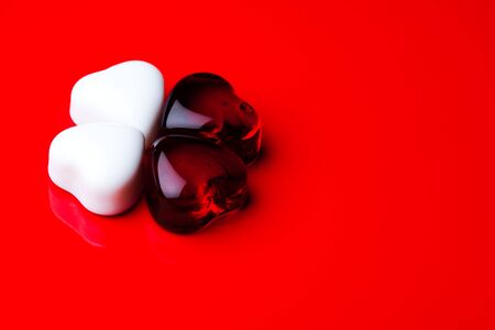 Red heartの写真素材