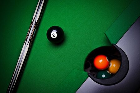 Billiard balls - poolの写真素材
