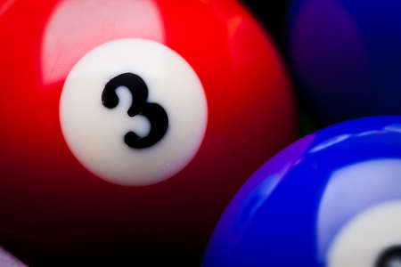 Billiard balls - poolの写真素材