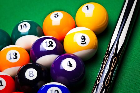 Billiard balls - poolの写真素材