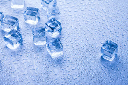 Ice cubes & aqua