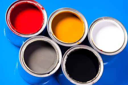 cans of paint