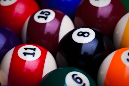 Billiard ballsの写真素材