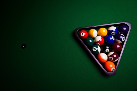 Billiard ballsの写真素材
