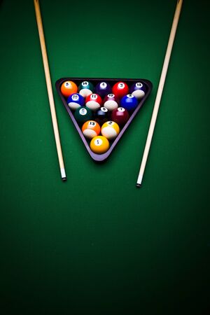 Billiard ballsの写真素材