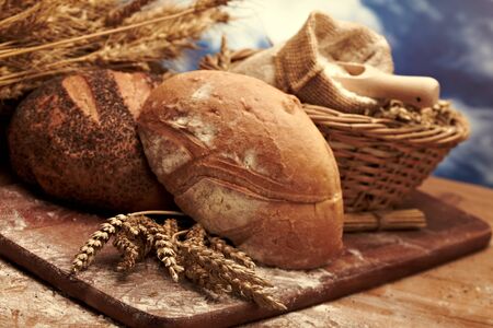 Traditional bread の写真素材