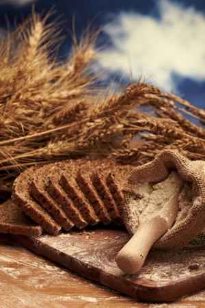 Traditional bread の写真素材