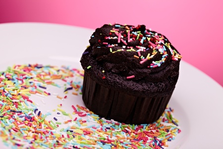 Sweet muffin cake の写真素材