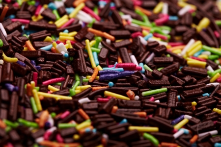 Sweet muffin cake の写真素材