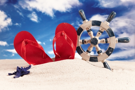 Holiday, summer, beach の写真素材