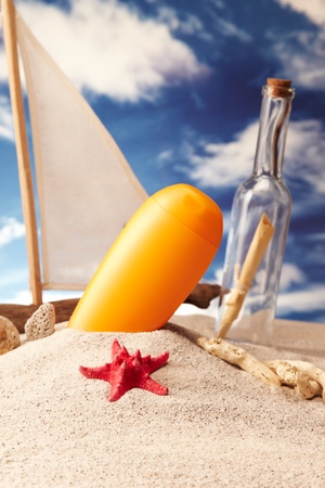 Holiday, summer, beach の写真素材