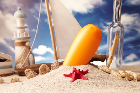 Holiday, summer, beach の写真素材