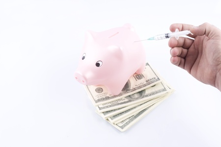 piggy bank healthの写真素材