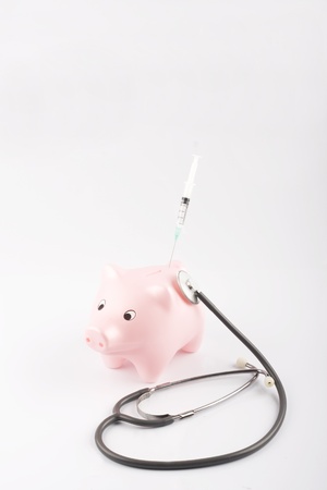 piggy bank healthの写真素材
