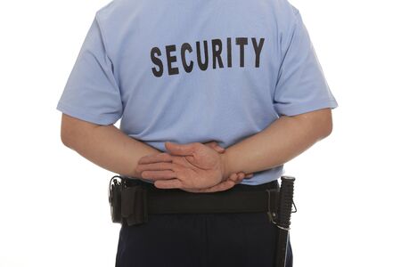 	detail of a security guardの写真素材