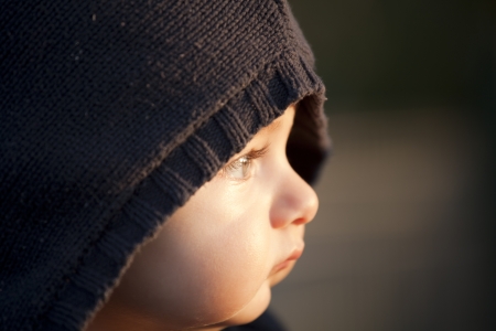 Sweet cute little boyの写真素材