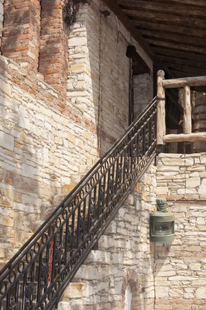 Old house in the Turkish villageのeditorial素材