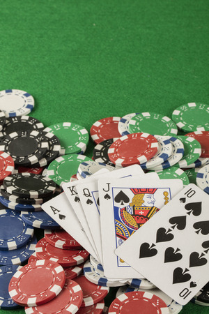 poker banner template layout  for online casino . green table 