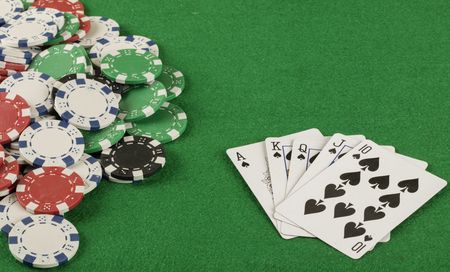 poker banner template layout  for online casino . green table 