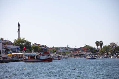 Cesmealti / Urla / Izmir / Turkey, MAY 11, 2020, Views from a small sea townのeditorial素材