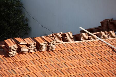 repairing the roof of a home