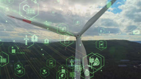 Environmental technology concept. Sustainable development goals. SDGs. High quality photo