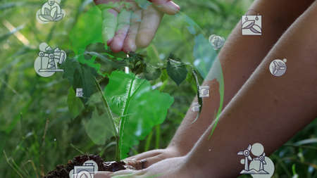 Future environmental conservation and sustainable ESG modernization development by using technology...