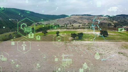 Sustainable society concept. Environmental technology. Sustainable development goals. SDGs. High quality photoの写真素材