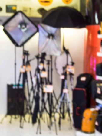 photo studio equipment shop.の写真素材