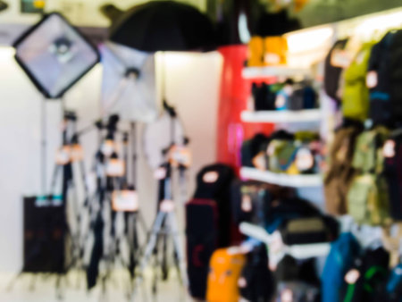 photo studio equipment shop.の写真素材